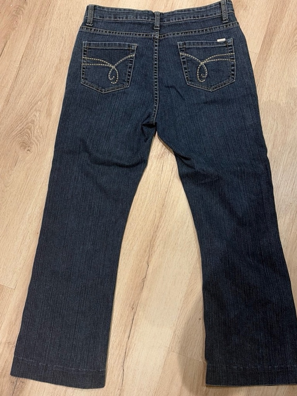 Roxy Dark Blue Boot Cut Jeans with Embroidered Back Pockets